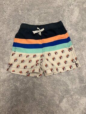 Kids Buc-ee's Printed Swim Trunks Size 3T